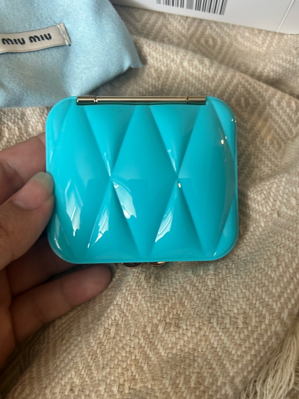 Miu Miu mirror compact NIB - Picture 3 of 5